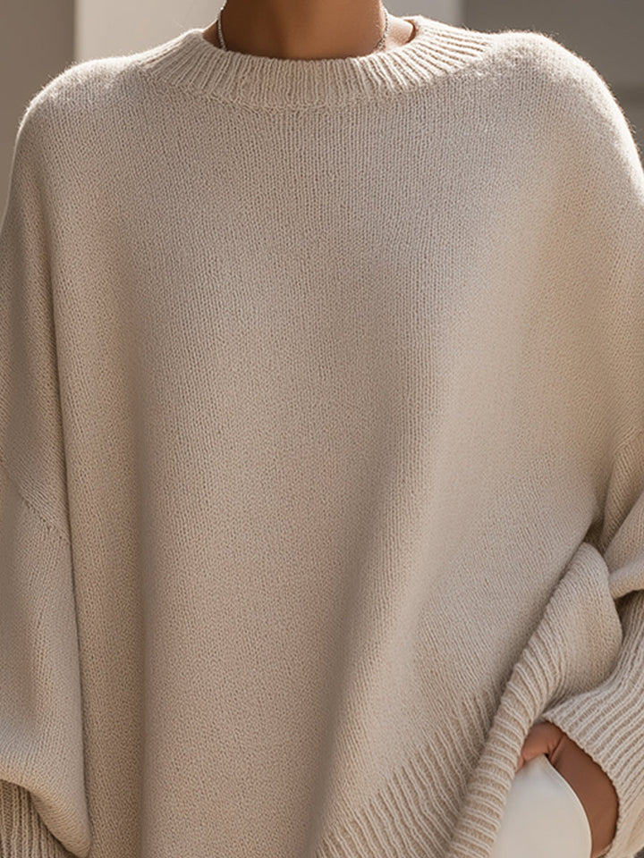 Elodie™ | Wool-Blend Oversized Jumper — Final Edit