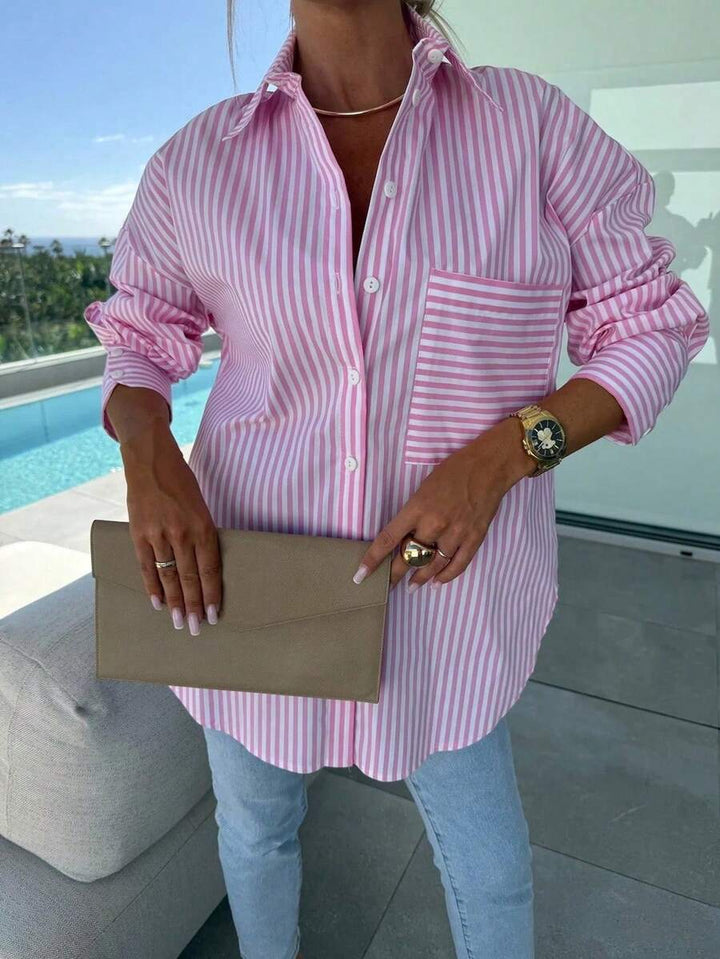 Sophia™ | Effortless Everyday Striped Shirt