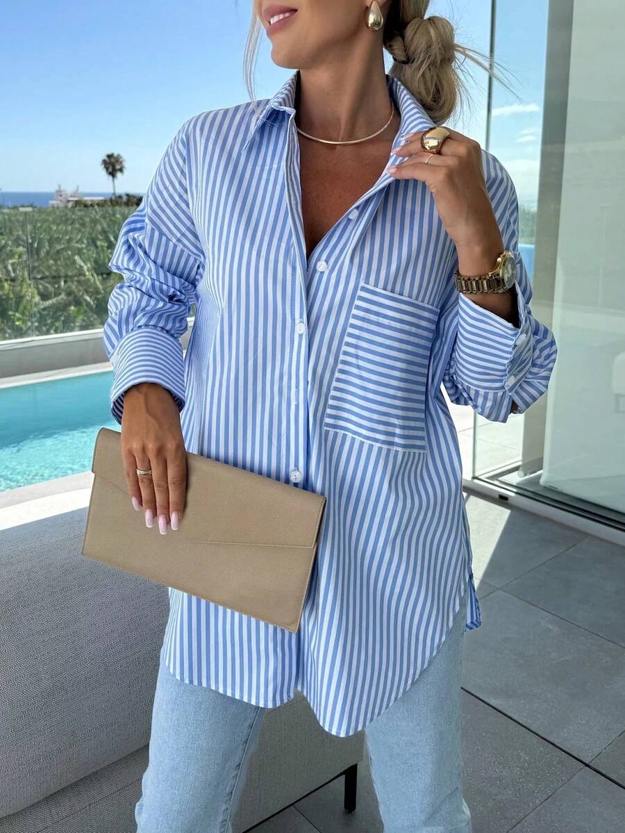 Sophia™ | Effortless Everyday Striped Shirt