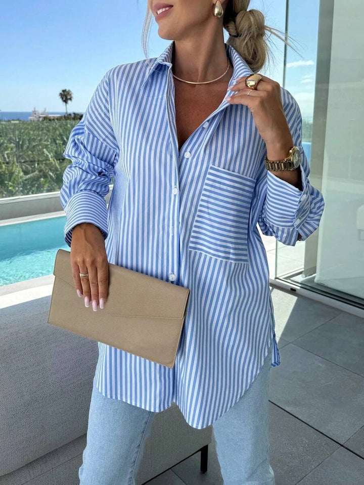 Sophia™ | Effortless Everyday Striped Shirt