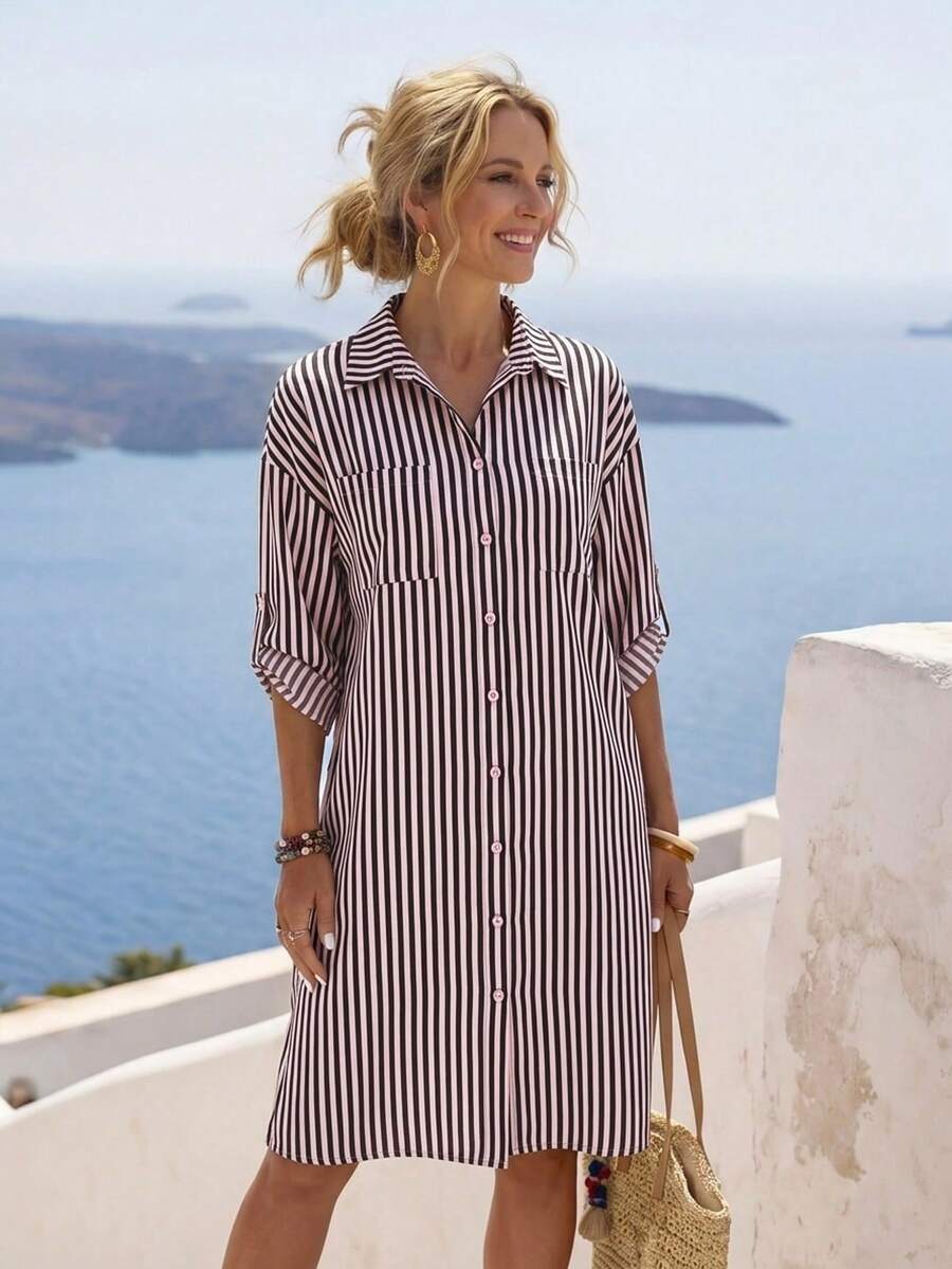 Amelia™ | Effortless Everyday Shirt Dress