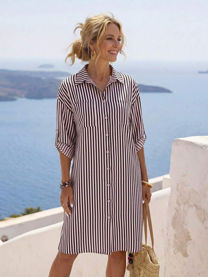 Amelia™ | Effortless Everyday Shirt Dress