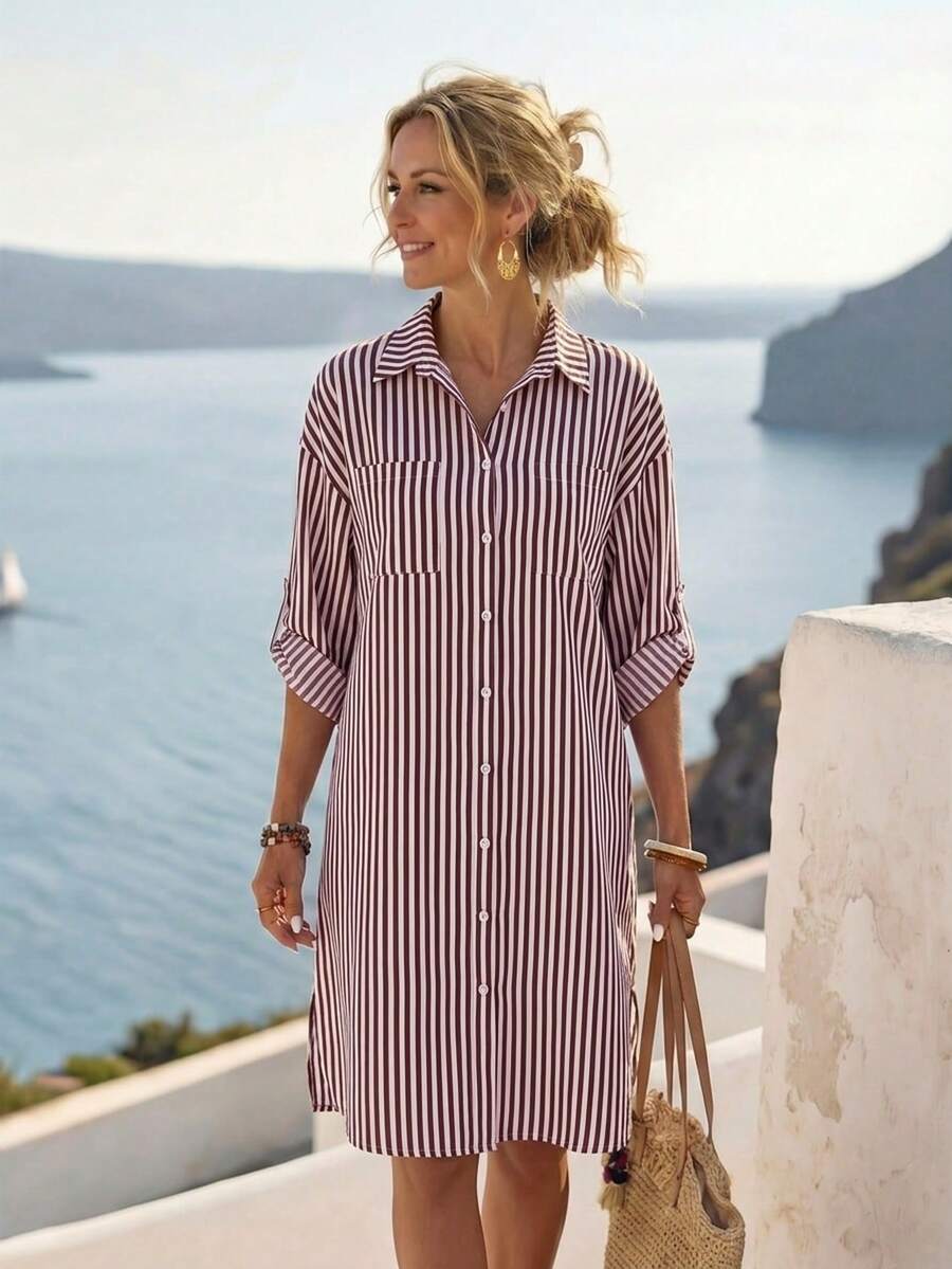 Amelia™ | Effortless Everyday Shirt Dress