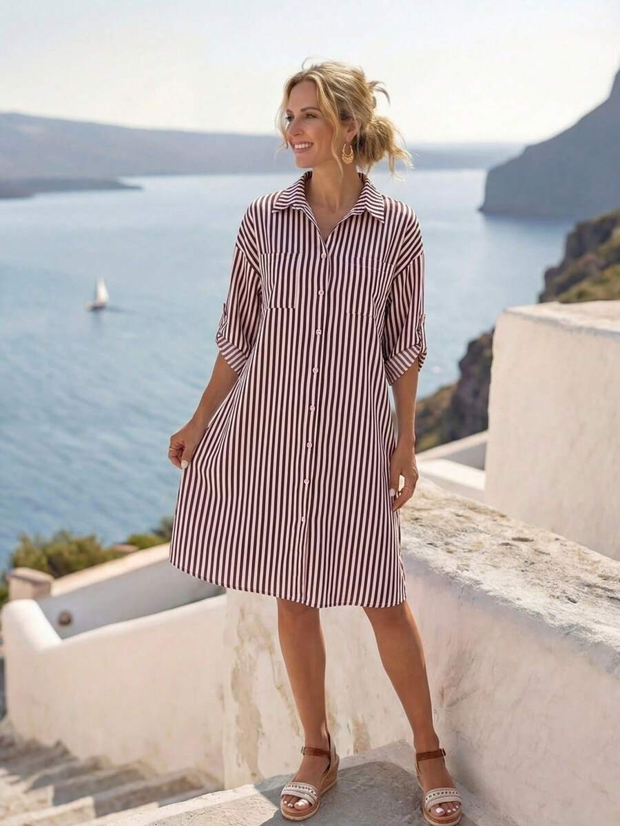 Amelia™ | Effortless Everyday Shirt Dress