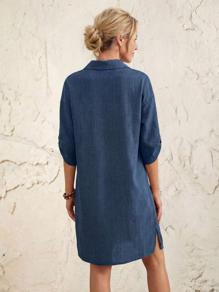 Amelia™ | Effortless Everyday Shirt Dress