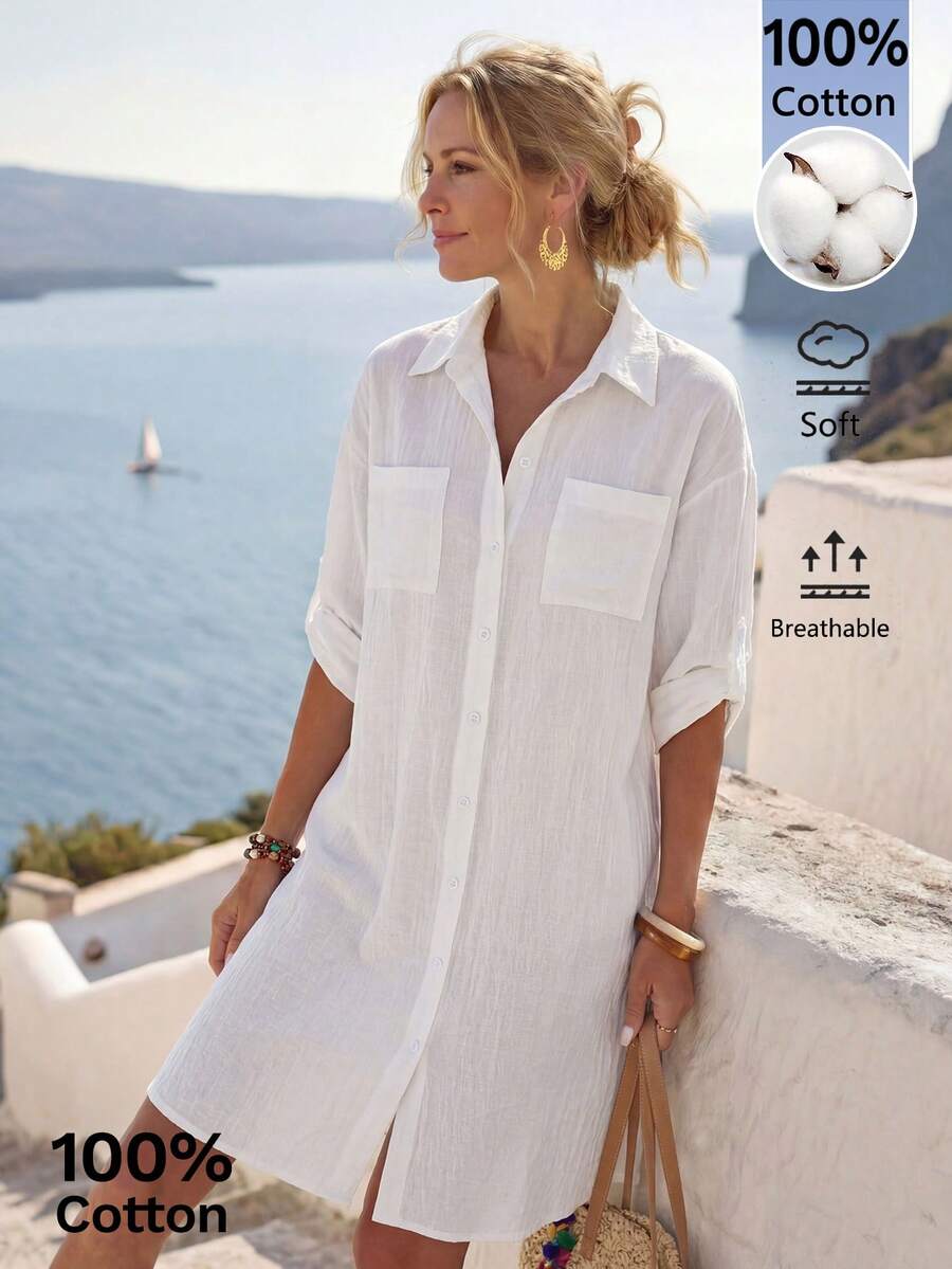 Emery™ | Classic Shirt Dress