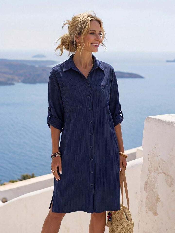 Amelia™ | Effortless Everyday Shirt Dress