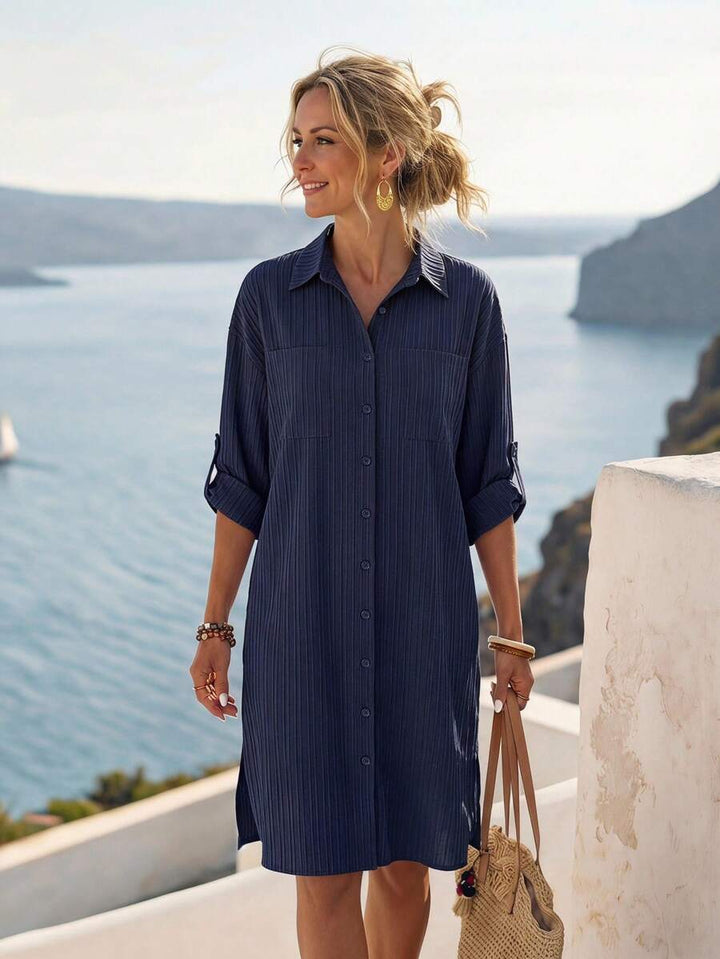 Amelia™ | Effortless Everyday Shirt Dress