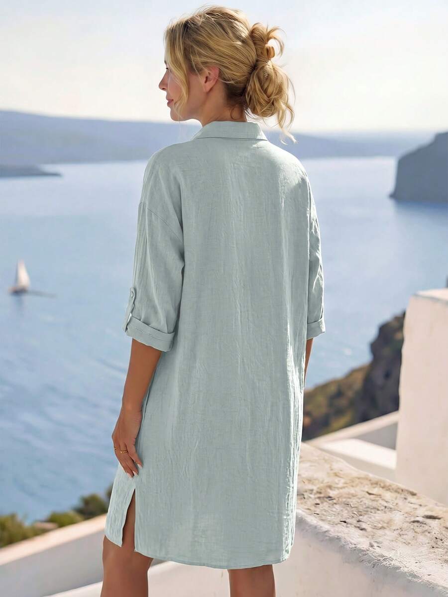 Amelia™ | Effortless Everyday Shirt Dress