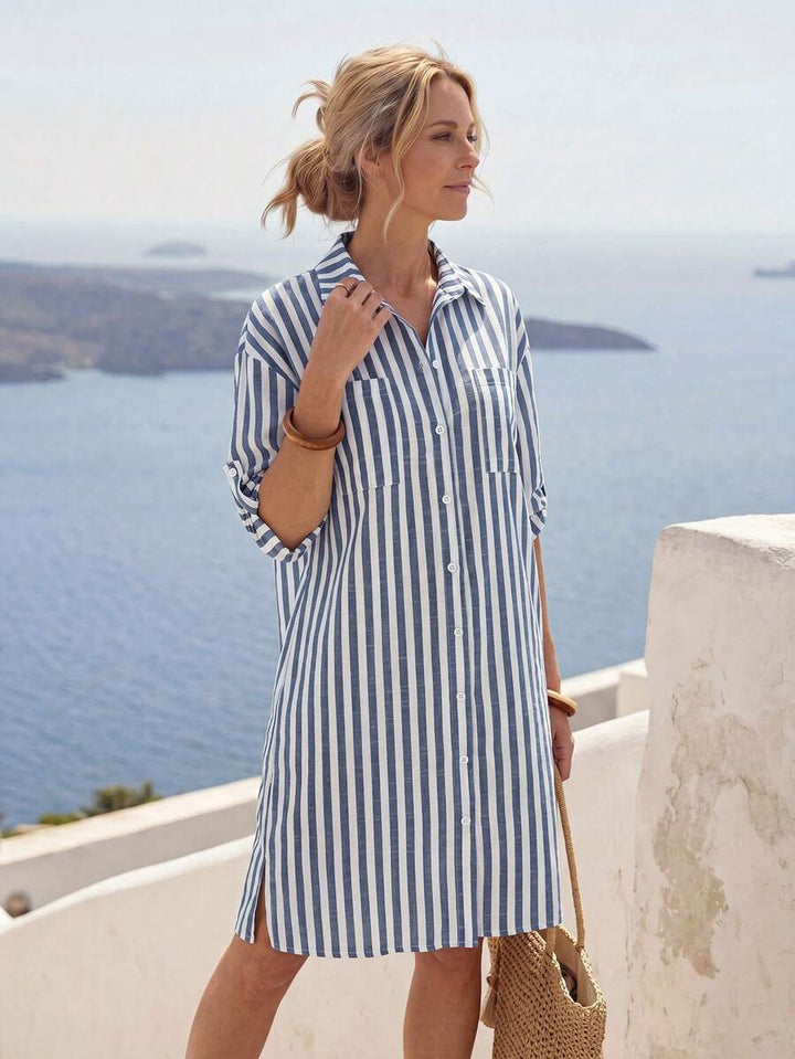 Amelia™ | Effortless Everyday Shirt Dress