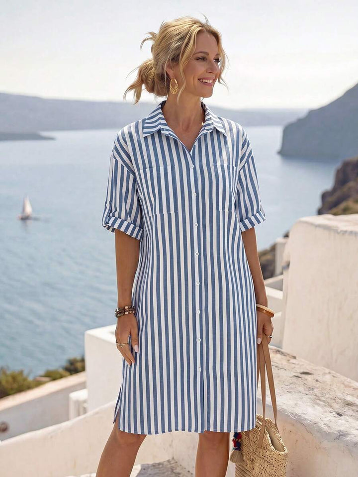Amelia™ | Effortless Everyday Shirt Dress