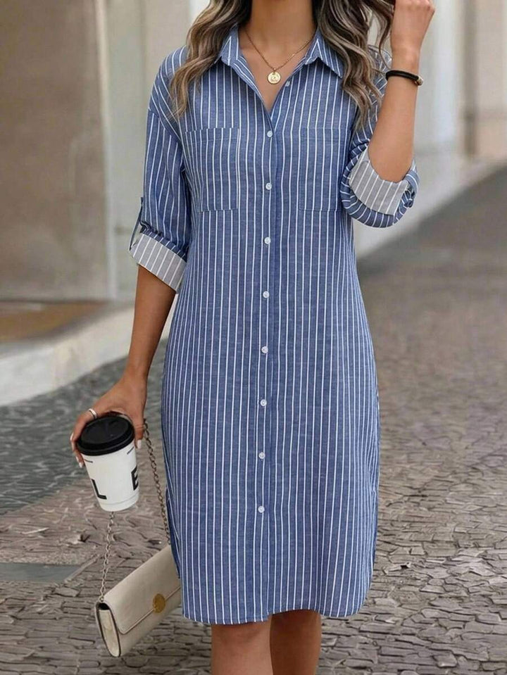 Amelia™ | Effortless Everyday Shirt Dress