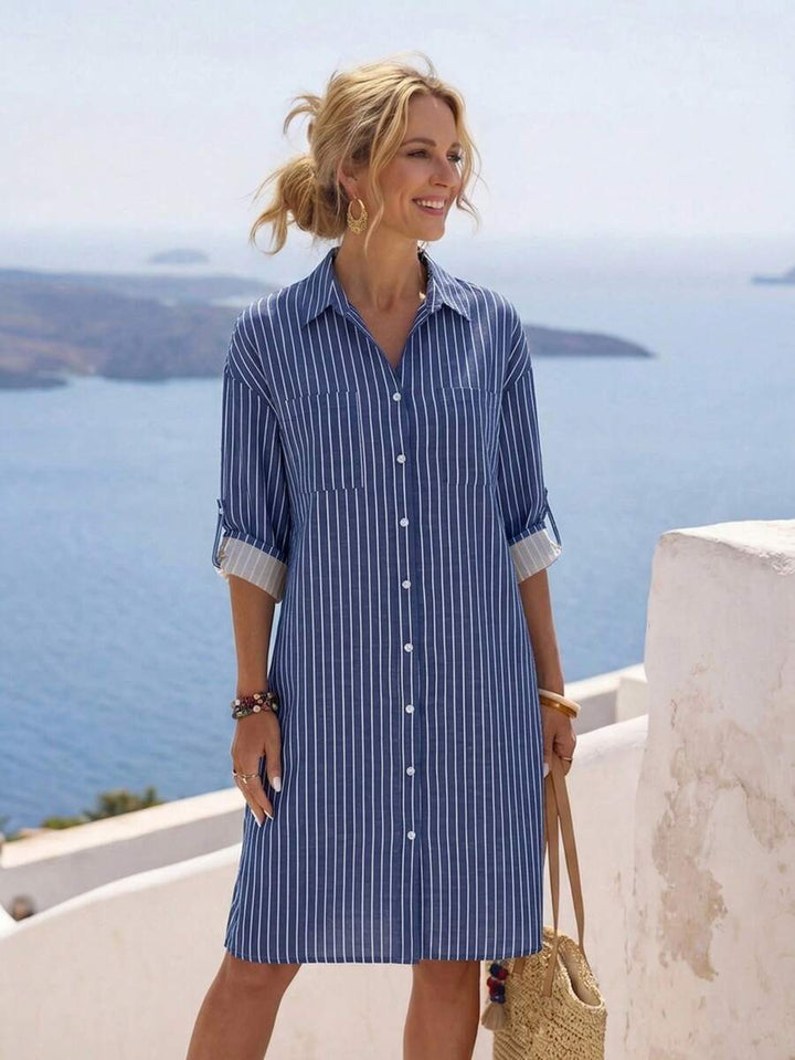 Amelia™ | Effortless Everyday Shirt Dress