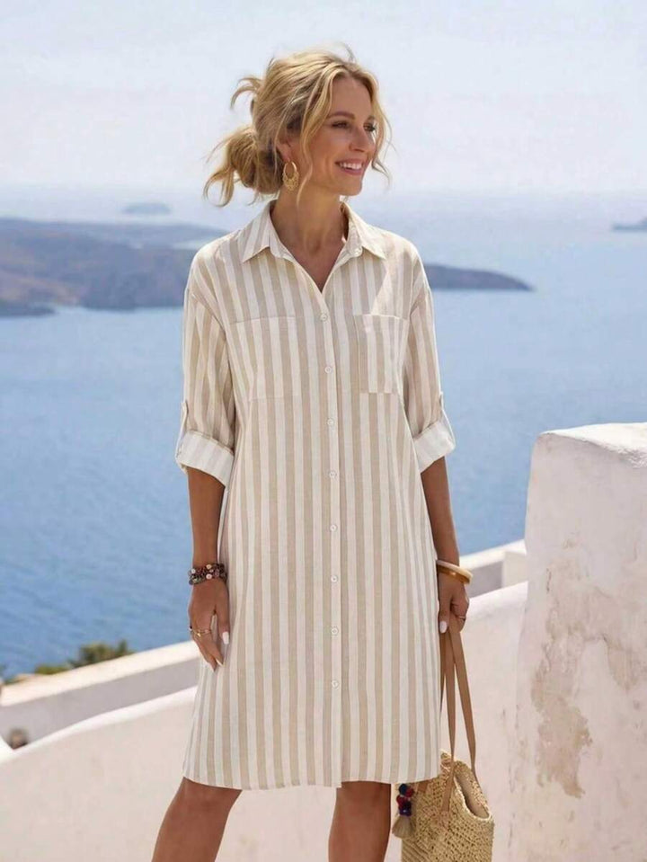 Amelia™ | Effortless Everyday Shirt Dress
