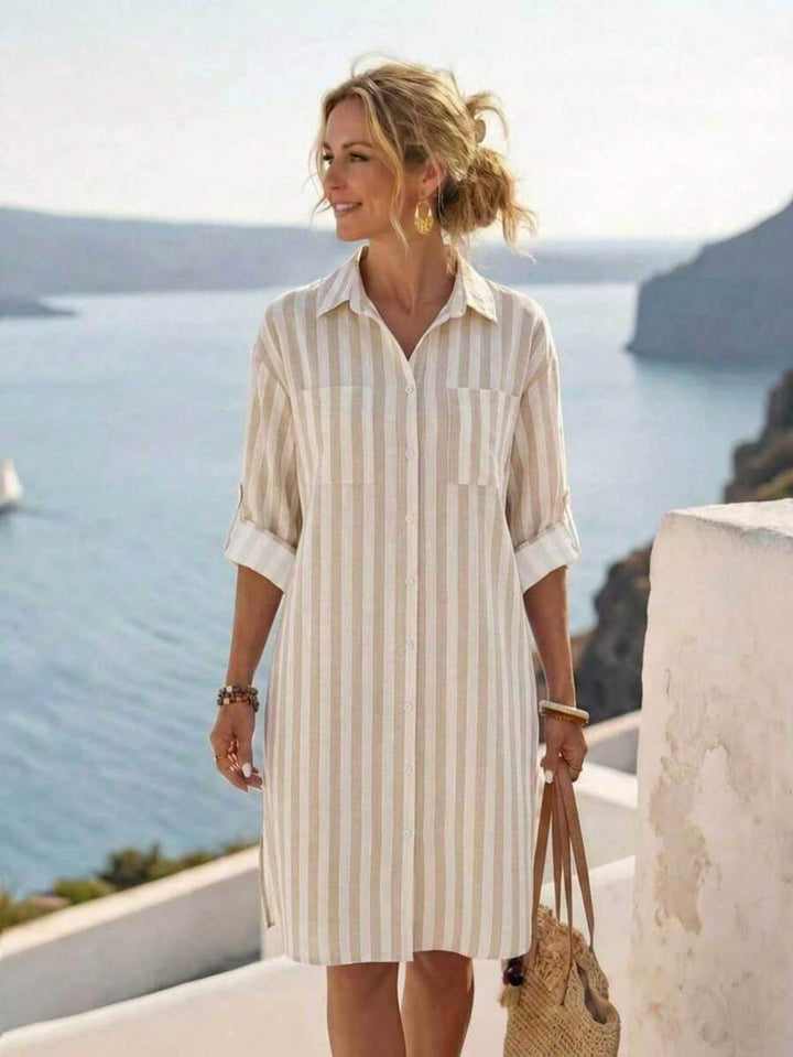 Amelia™ | Effortless Everyday Shirt Dress