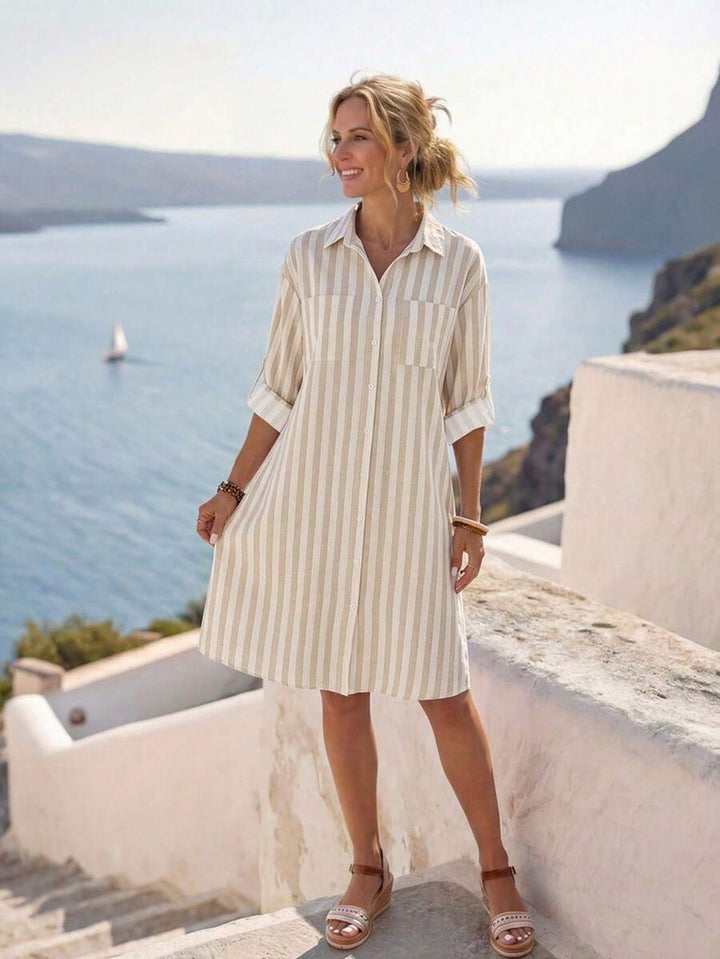 Amelia™ | Effortless Everyday Shirt Dress