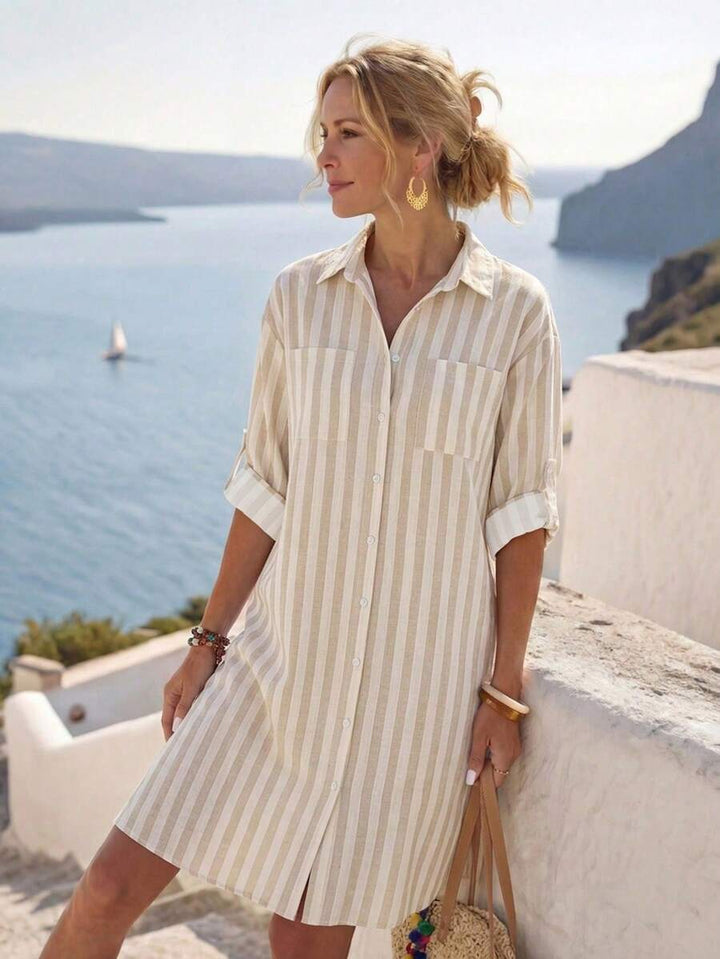 Amelia™ | Effortless Everyday Shirt Dress