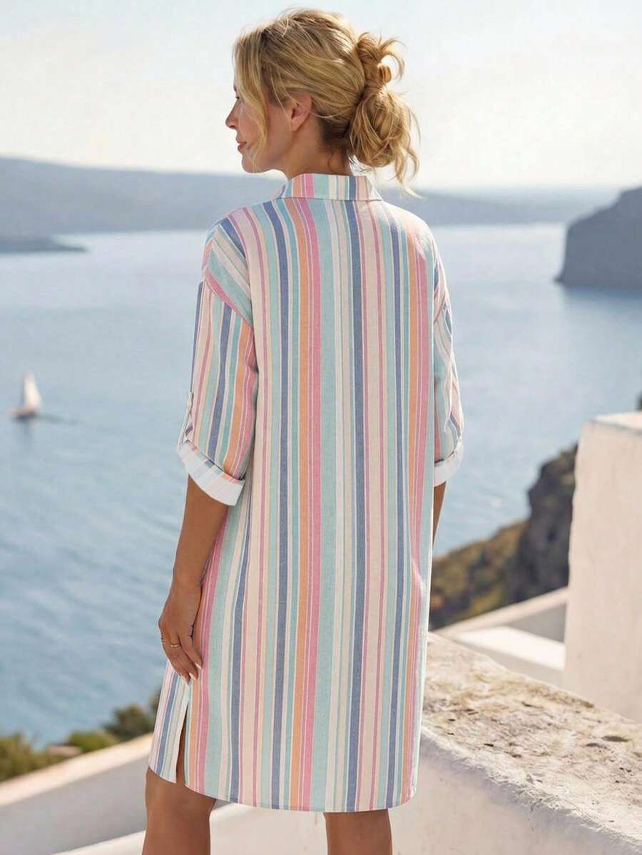 Amelia™ | Effortless Everyday Shirt Dress