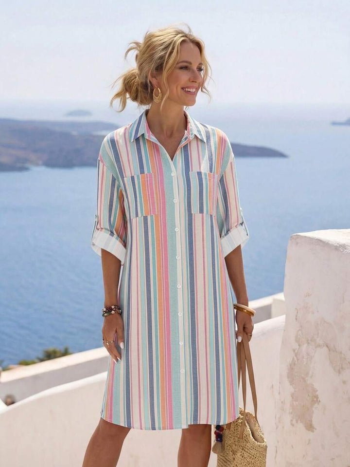 Amelia™ | Effortless Everyday Shirt Dress