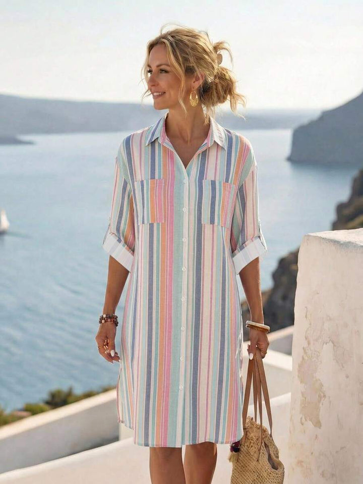 Amelia™ | Effortless Everyday Shirt Dress