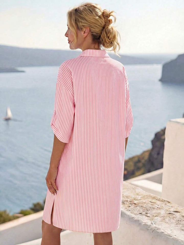Amelia™ | Effortless Everyday Shirt Dress