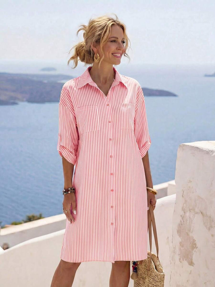 Amelia™ | Effortless Everyday Shirt Dress