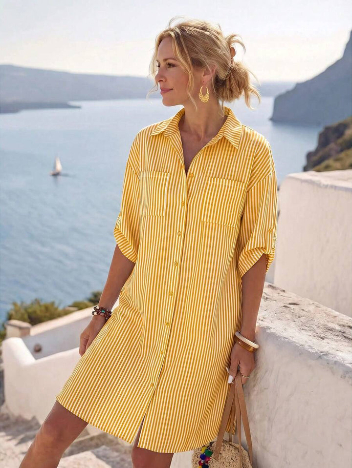 Amelia™ | Effortless Everyday Shirt Dress