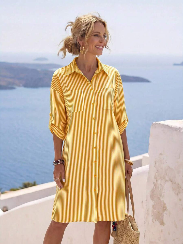 Amelia™ | Effortless Everyday Shirt Dress
