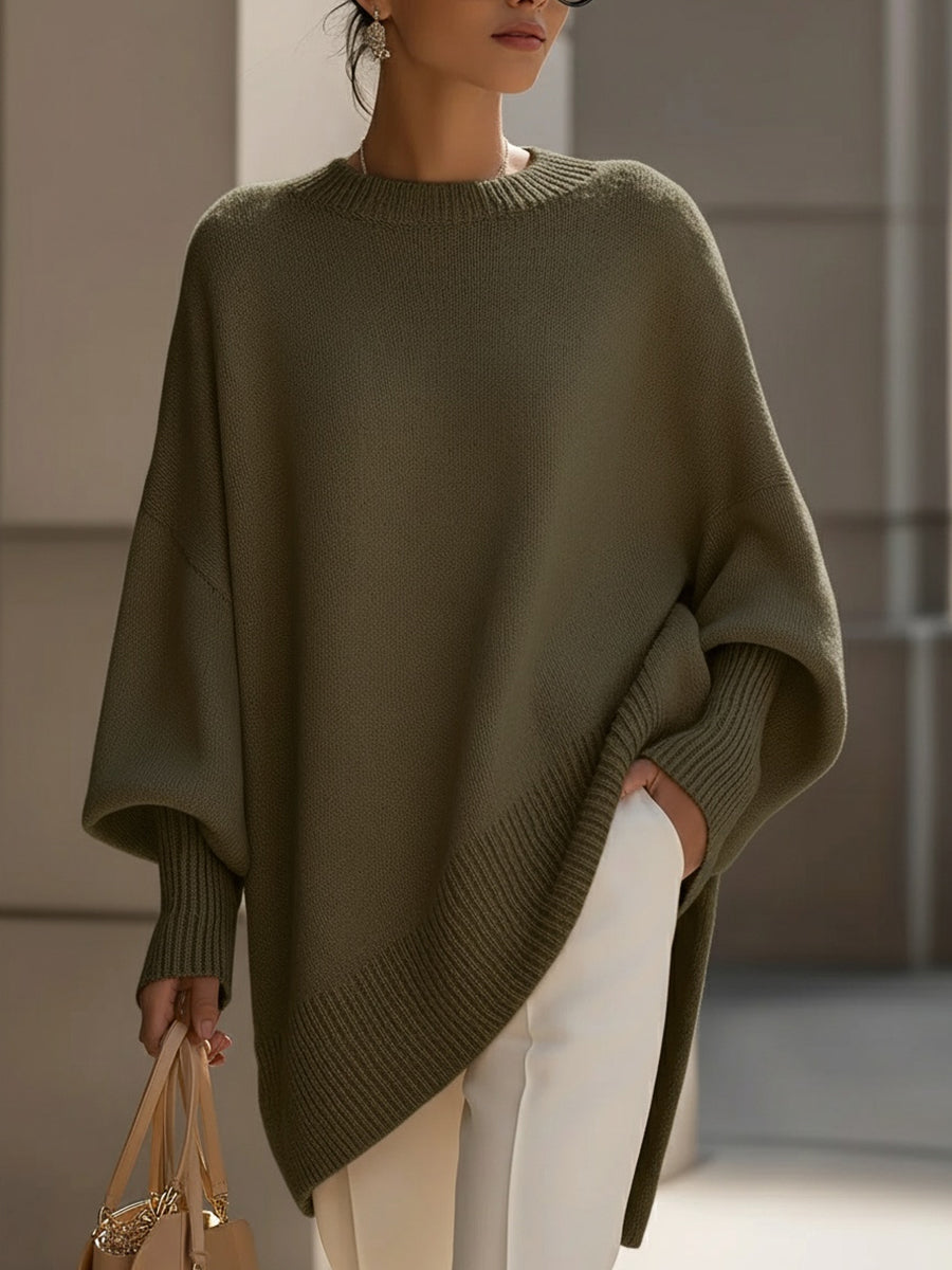 Elodie™ | Wool-Blend Oversized Jumper — Final Edit