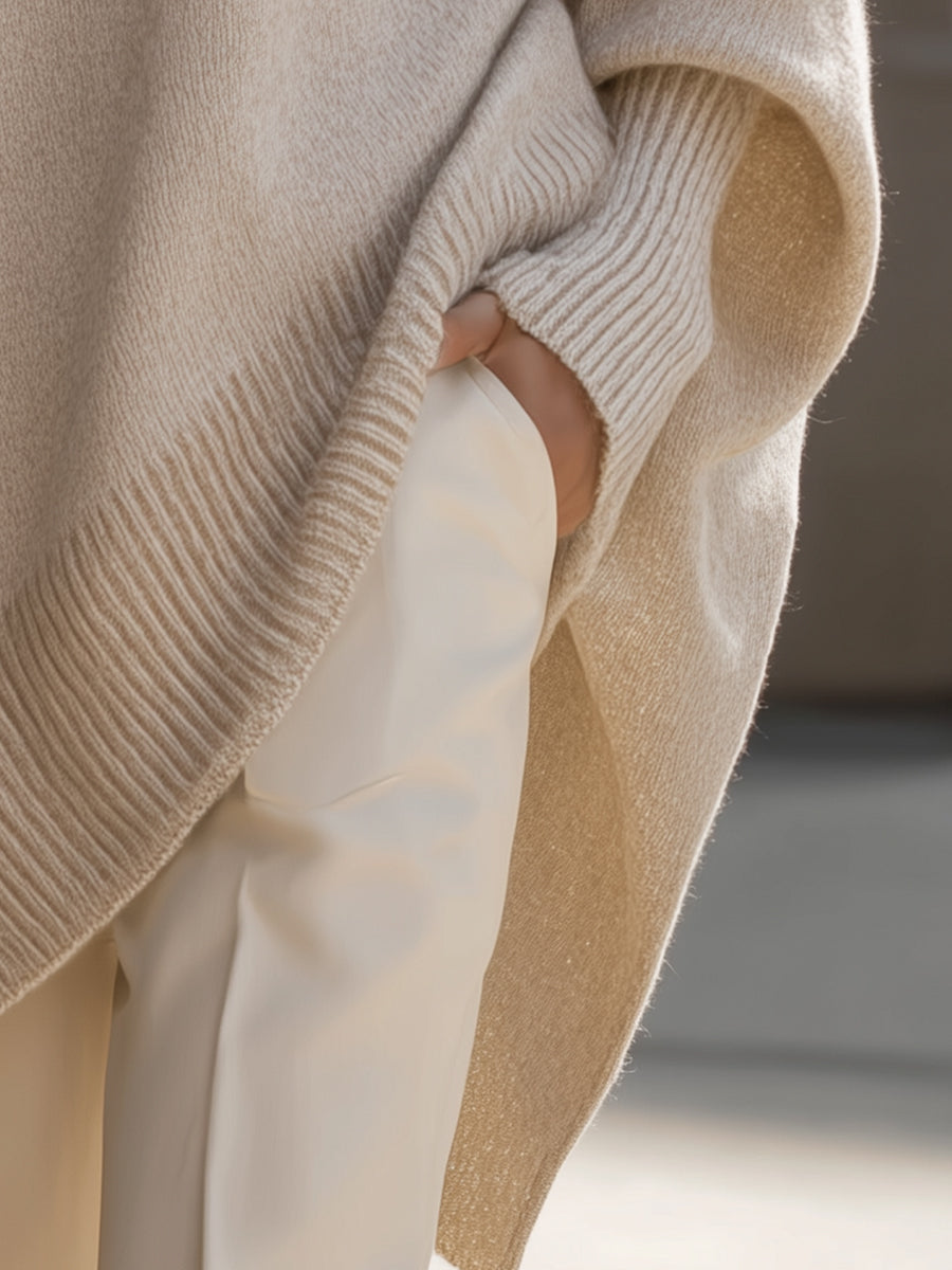 Elodie™ | Wool-Blend Oversized Jumper — Final Edit