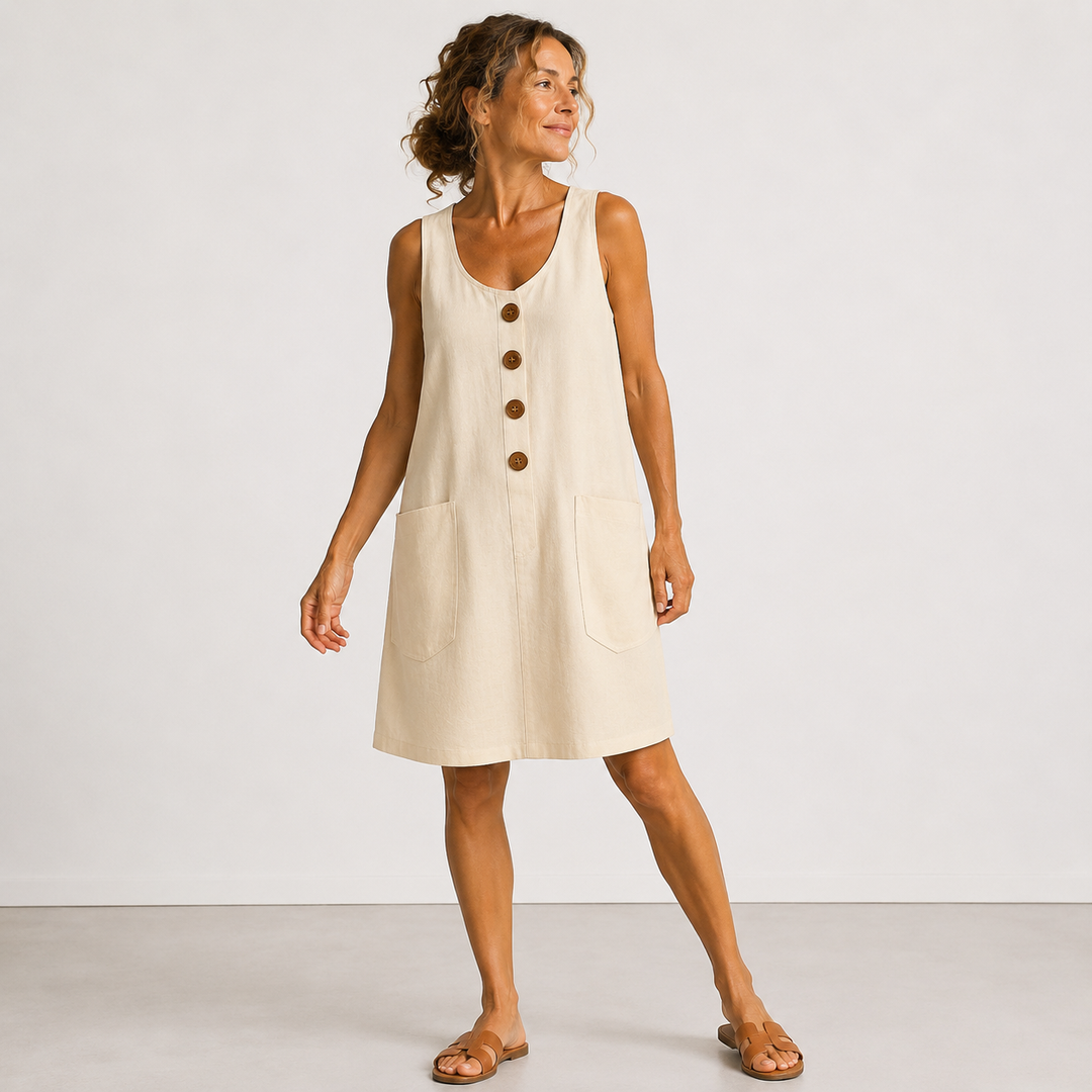 Macey - Cotton Linen Dress