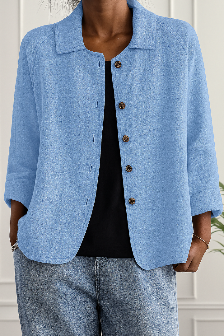 Deirdre™ | Casual Button-Up Lightweight Jacket