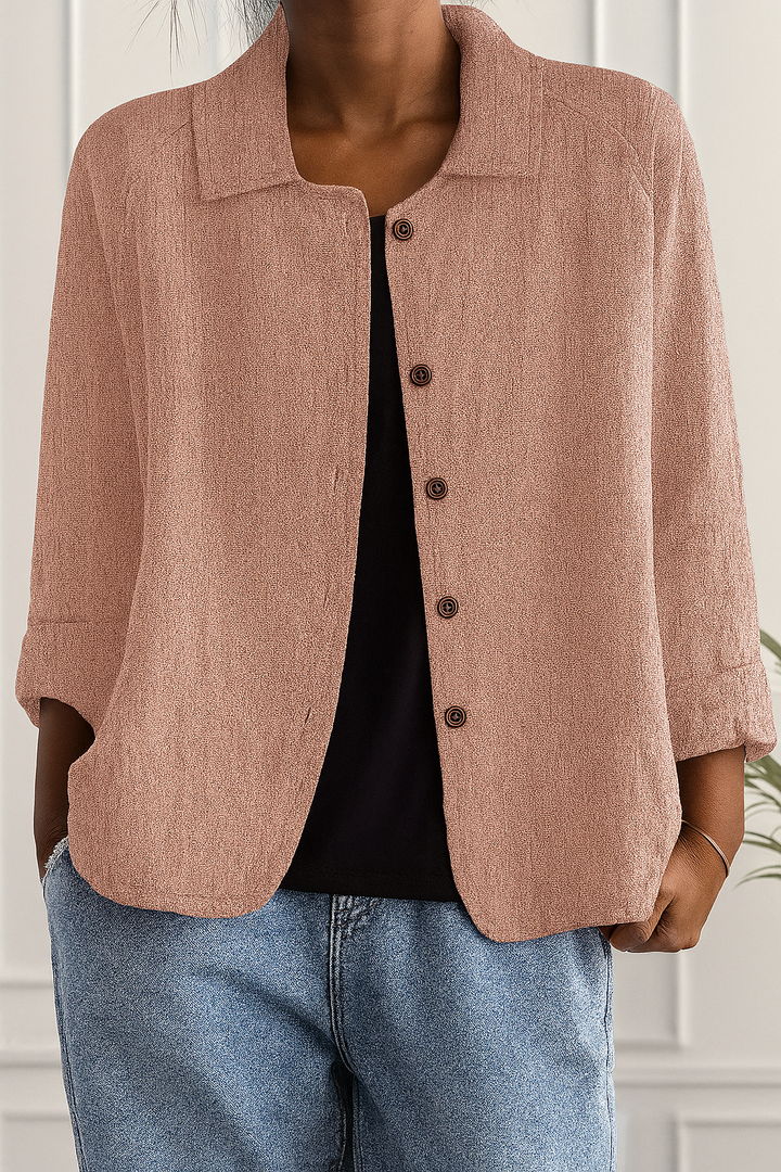 Deirdre™ | Casual Button-Up Lightweight Jacket