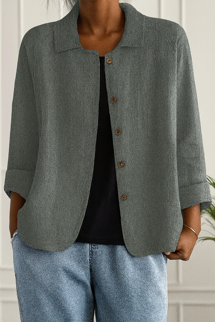 Deirdre™ | Casual Button-Up Lightweight Jacket