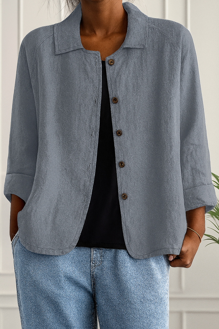 Deirdre™ | Casual Button-Up Lightweight Jacket