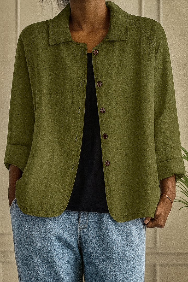 Deirdre™ | Casual Button-Up Lightweight Jacket