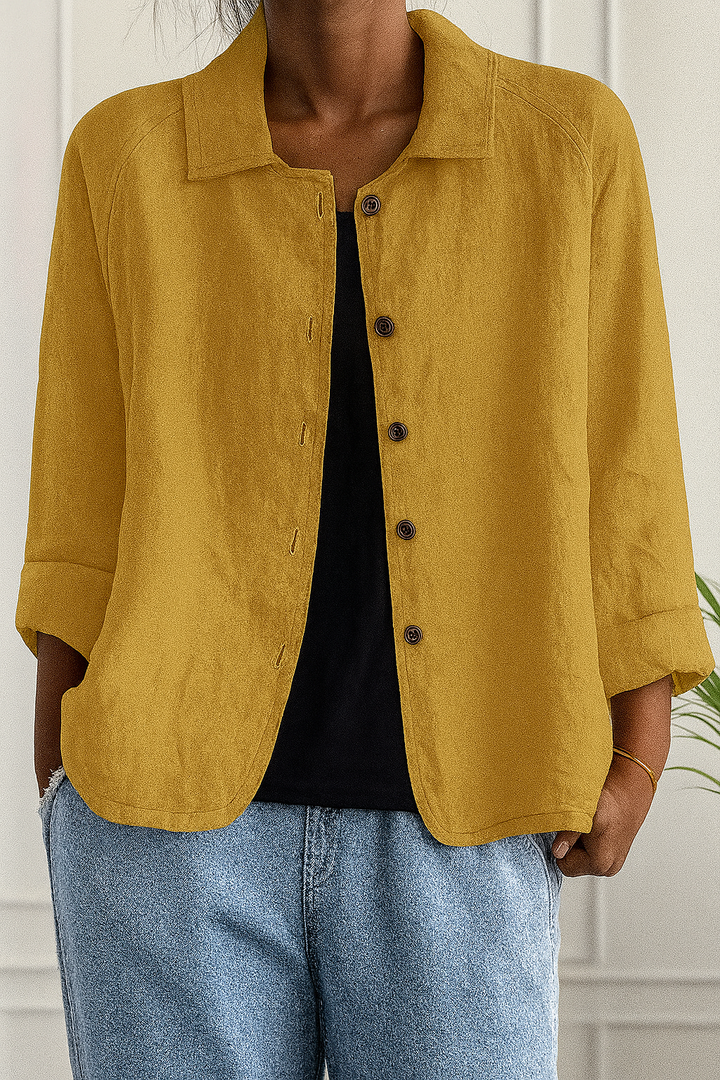 Deirdre™ | Casual Button-Up Lightweight Jacket