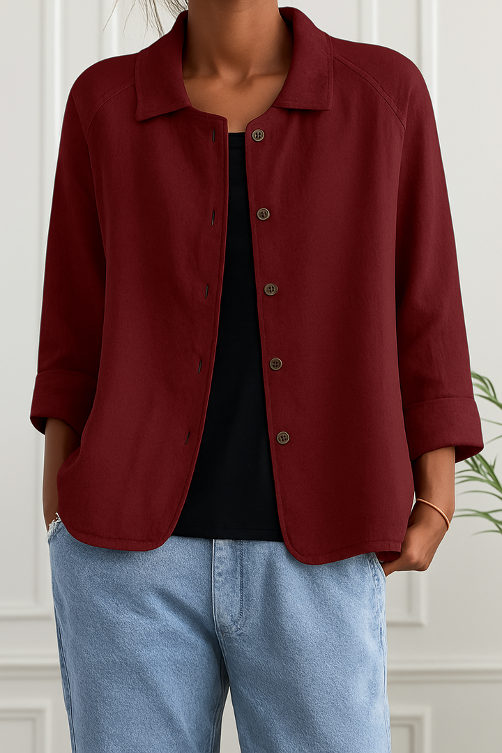 Deirdre™ | Casual Button-Up Lightweight Jacket