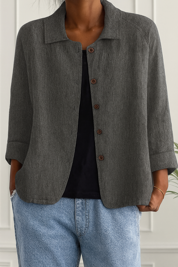 Deirdre™ | Casual Button-Up Lightweight Jacket