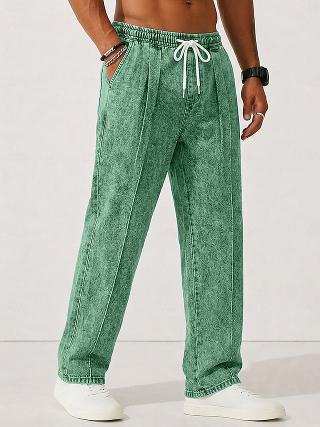 Stanley | Men's Washed Cotton Drawstring Trousers